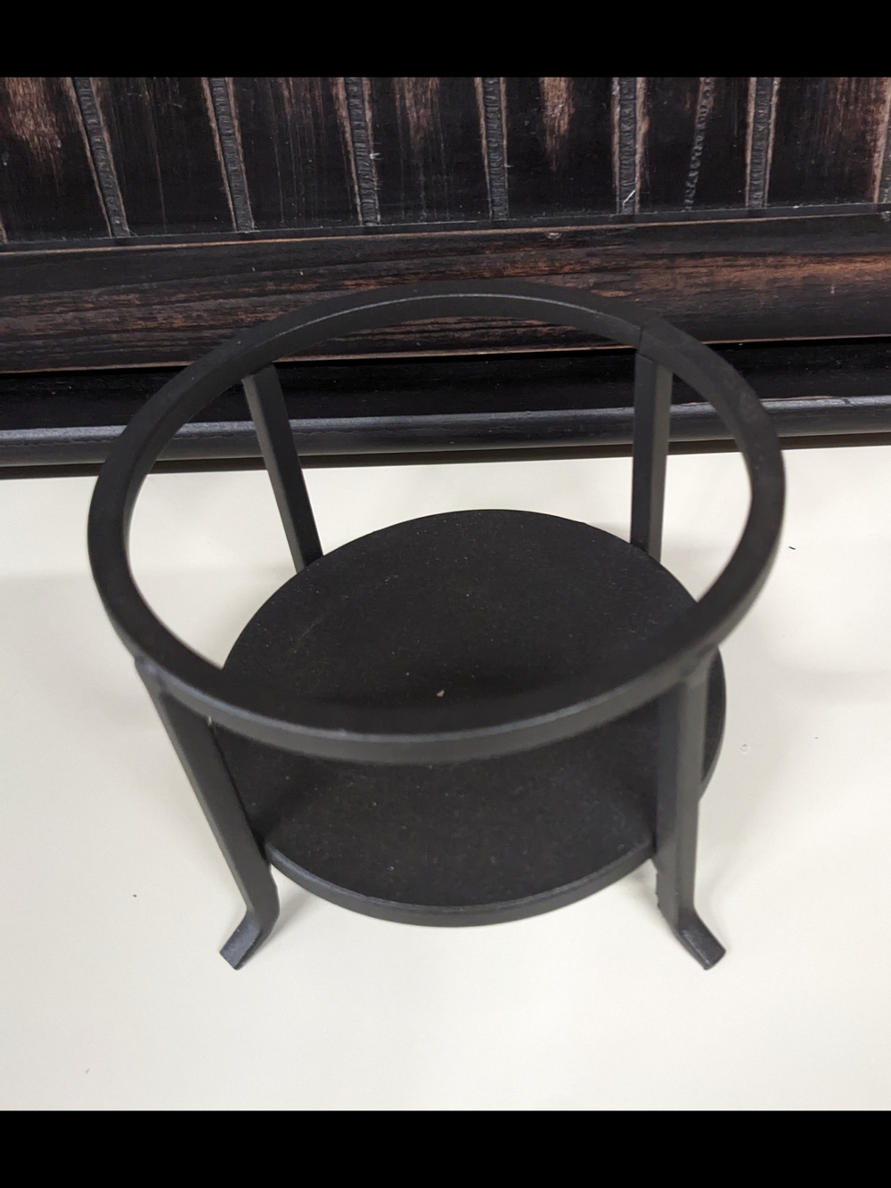 Yankee Candle Black Metal Candle Holder, Matte Black Rustic Farmhouse